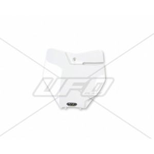 Tablica na numer startowy KTM SX/SXF '16-'18 biała