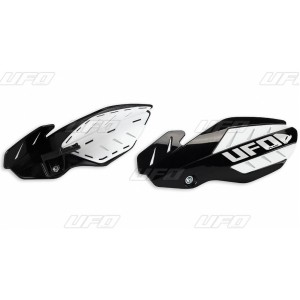 Osłona rąk UFO Flame KTM SX 125/250/EXC 250/300/SXF/EXCF '14-'16 - czarno-biała