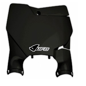 Tablica na numer startowy KTM SX/SXF \'16-\'20 - czarna, stadium z osłonami amortyzatorów