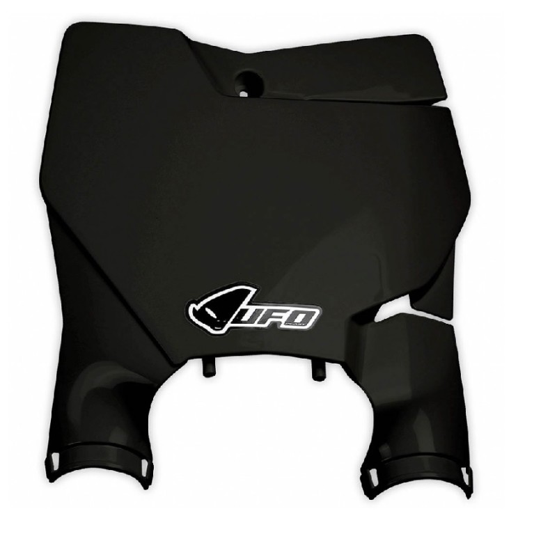 Tablica na numer startowy KTM SX/SXF \'16-\'20 - czarna, stadium z osłonami amortyzatorów