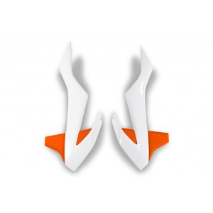 UFO OSŁONA CHŁODNICY KTM SX 85 '18-2023 BIAŁO-POMARAŃCZOWA