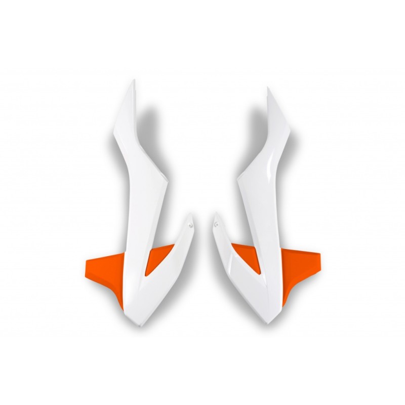 UFO OSŁONA CHŁODNICY KTM SX 85 '18-2023 BIAŁO-POMARAŃCZOWA