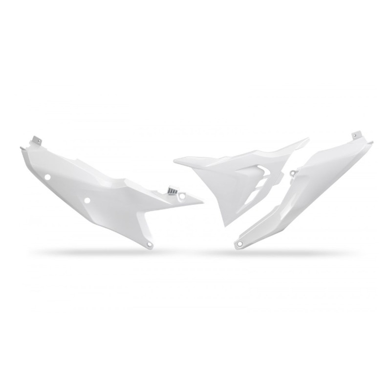 UFO BOCZKI TYLNE Z POKRYWĄ FILTRA KTM SX 125 / 250 / 300 '23-'26, SXF (SX-F) 250 / 350 / 450 '23-'26, EXC 150 / 250 / 300 - Skle