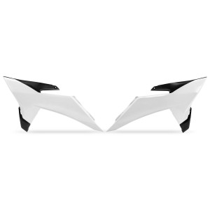 Osłona chłodnicy KTM SX 125 / 150 / 250 / 300 '25-'26, SXF 250 / 350 / 450 '25-'26 - Biały kolor