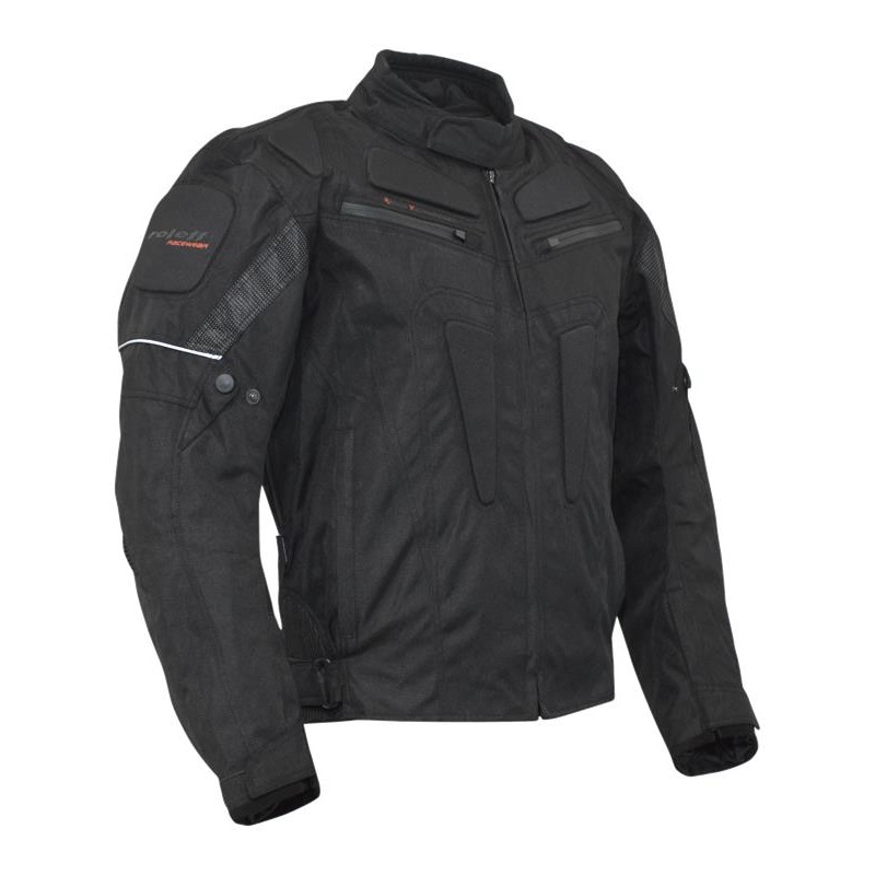 ROLEFF PROMOCJA KURTKA TEKSTYLNA KRÓTKA Z MEMBRANĄ WIND-TEX MODEL RIGA KOLOR CZARNY ROZMIAR XL
