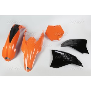 KTM SX/SXF \'07-\'10 Komplet Plastików OEM - Pomarańczowy/Czarny