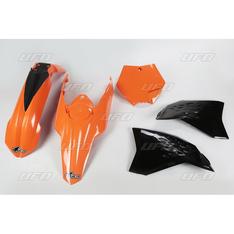 KTM SX/SXF \'07-\'10 Komplet Plastików OEM - Pomarańczowy/Czarny