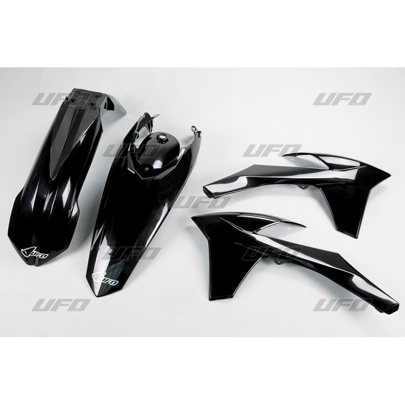 Komplet plastików do KTM EXC '12-'13 w kolorze czarnym