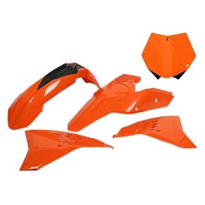 Komplet plastików UFO KTM SX 85 '13-'17 kolor OEM '13-'14 (pomarańczowy)
