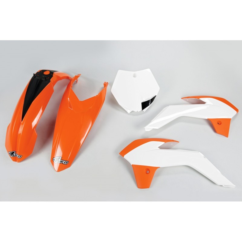 Plastiki UFO KTM SX 85 '13-'17 OEM '15 Pomarańczowy/Biały