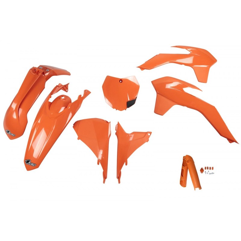 Komplet plastików UFO KTM SX/SXF '13-'15, SX 250 '16, kolor pomarańczowy