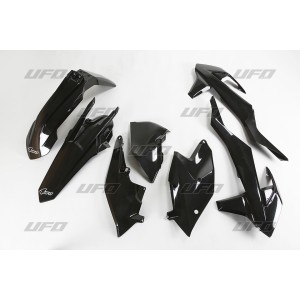 UFO Komplet Plastików KTM EXC/EXC-F TPI '17-'19, Kolor Czarny (KT518E001)