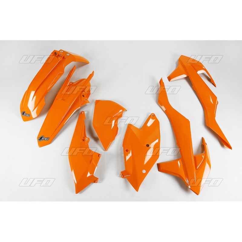 KTM EXC/EXC-F TPI \'17-\'19 - UFO Komplet Plastików - Kolor Pomarańczowy