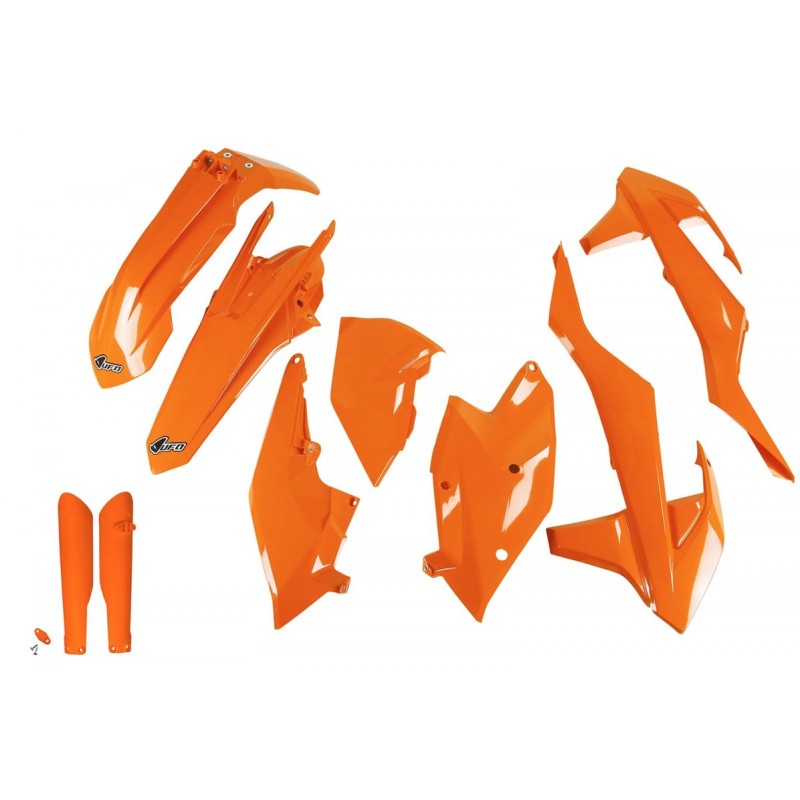 UFO Komplet plastików KTM EXC/EXC-F TPI \'17-\'19 Pomarańczowy
