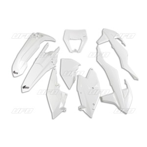 Komplet plastików UFO KTM EXC/EXC-F TPI '17-'19 biały
