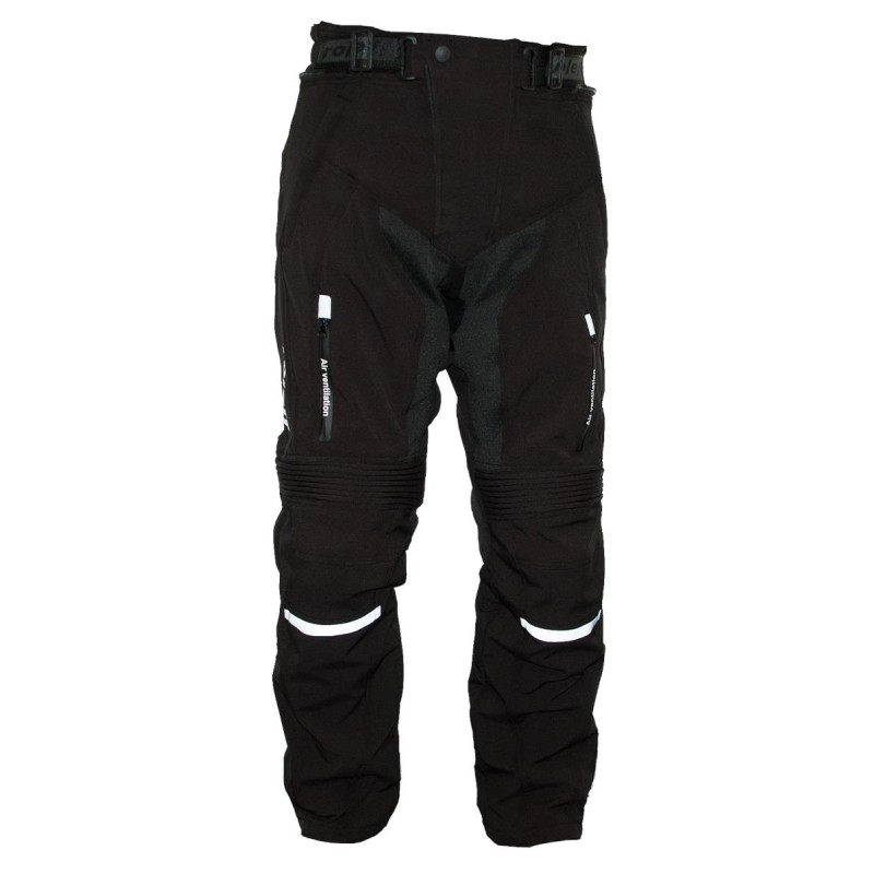 Roleff PROMOCJA Spodnie Tekstylne Softshell z membraną Wind-Tex i Thermo Model RO400 Kolor Czarny Rozmiar XL