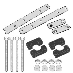 Mocowanie skrzynki narzędziowej Kappa KS250 do gmołu KN354, KN355