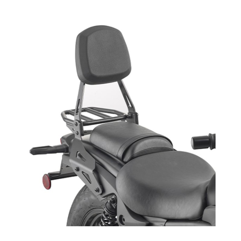 KAPPA OPARCIE PASAŻERA Z BAGAŻNIKIEM (SISIBAR) KAWASAKI ELIMINATOR 500 '24-'25, CZARNY