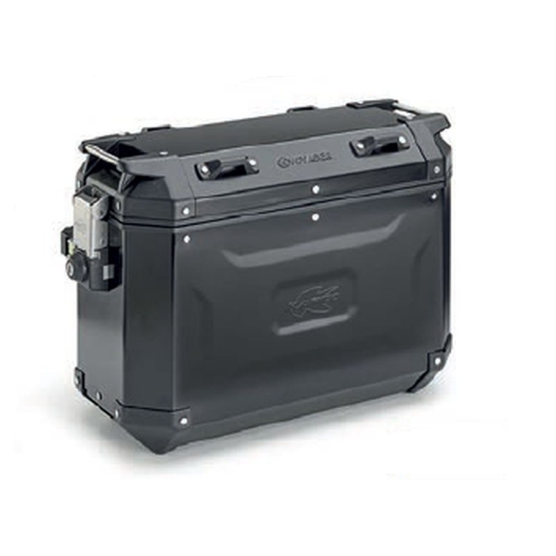 KAPPA 2025/05 KUFER BOCZNY 37L MONOKEY CAM SIDE KVG37B K'VOYAGER ALUMINIOWY PRAWY KOLOR CZARNY ANODOWANY BLACK LINE