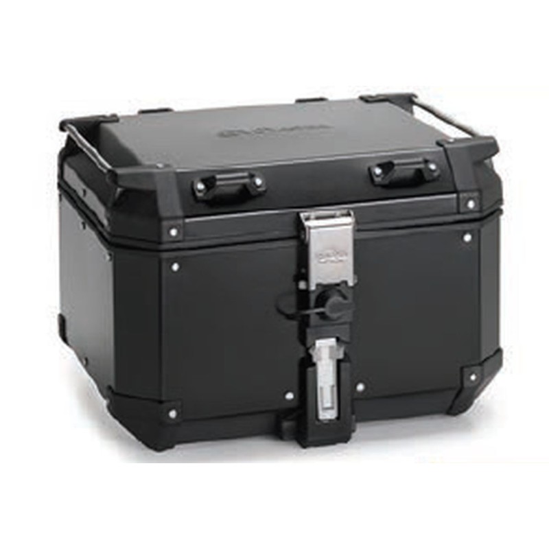 KAPPA 2025/05 KUFER CENTRALNY 48L MONOKEY KVG480B K'VOYAGER ALUMINIOWY KOLOR CZARNY ANODOWANY BLACK LINE