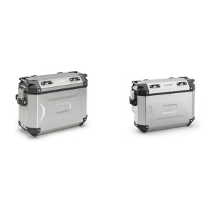 KAPPA 2025/05 KUFRY BOCZNE 48L MONOKEY CAM SIDE KVG48A K'VOYAGER ALUMINIOWE PRAWY / LEWY SREBRNY