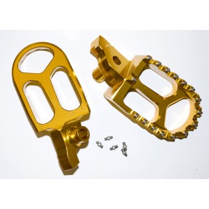 Podnóżki PEGI Aluminiowe Suzuki RMZ 250 '07-'09, RMZ 450 '05-'07 Złote (2szt)