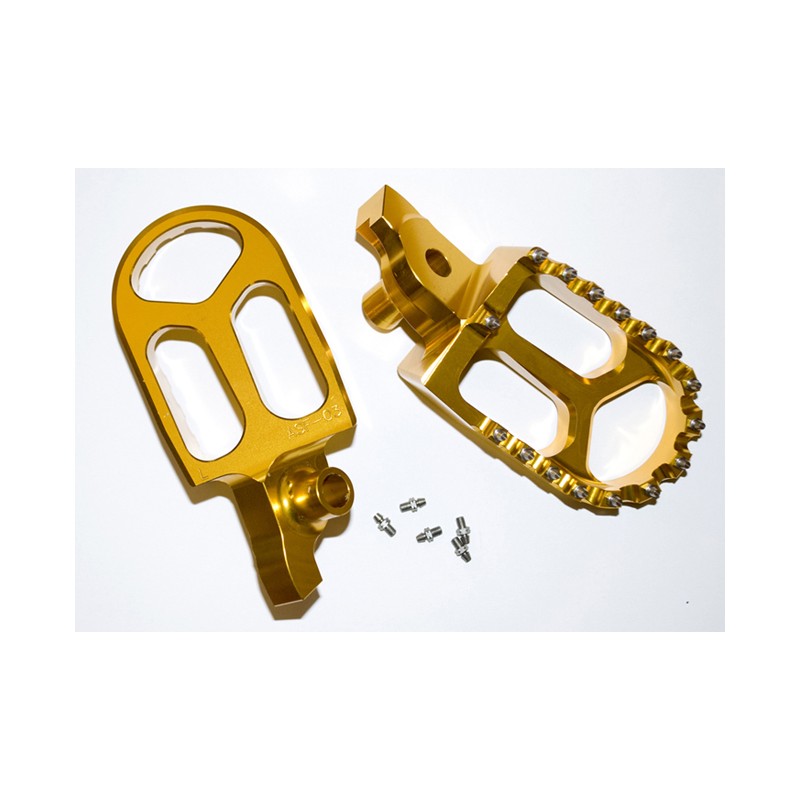 Podnóżki PEGI Aluminiowe Suzuki RMZ 250 '07-'09, RMZ 450 '05-'07 Złote (2szt)