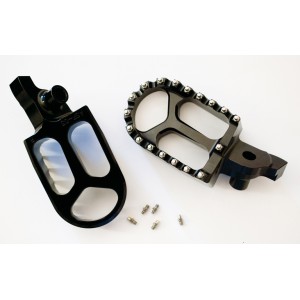 Podnóżki PEGI Aluminiowe Suzuki RMZ 250 '07-'09, RMZ 450 '05-'07 - Kolor Czarny (2szt)