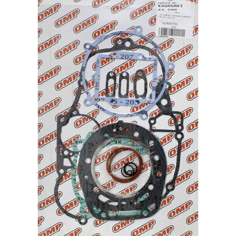 JR (OMP) WYPRZEDAŻ KOMPLET USZCZELEK KAWASAKI KX 500 '89-'02