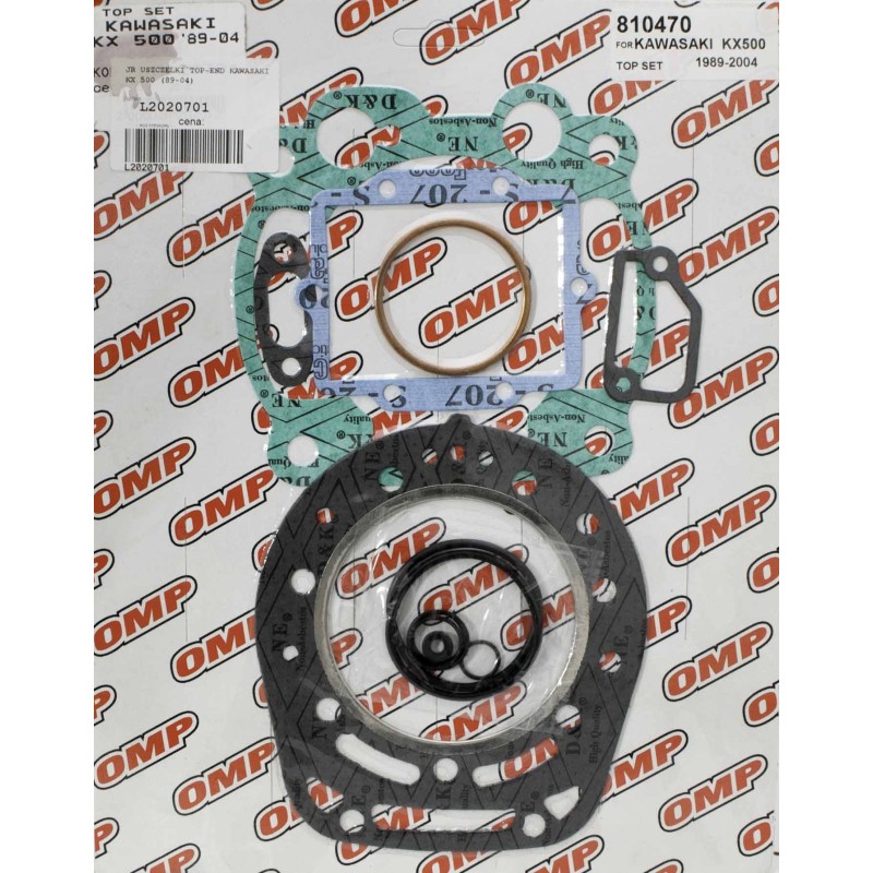 WYPRZEDAŻ USZCZELKI TOP-END KAWASAKI KX 500 '89-'04 - JR (OMP)