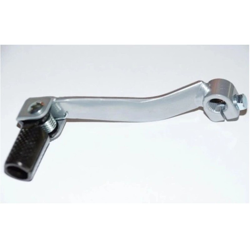 Dźwignia zmiany biegów Yamaha YZ 125 '86-'95 - stalowa, kolor srebrny