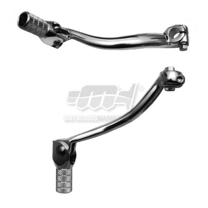 Dźwignia zmiany biegów Yamaha YZF450 '06-'13 (Aluminiowa) - Kolor srebrny, końcówka stalowa