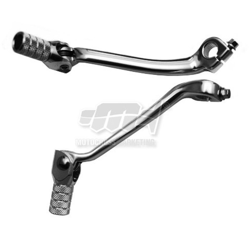 Dźwignia zmiany biegów Honda CRF 450X 05-16 - srebrna, końcówka stalowa