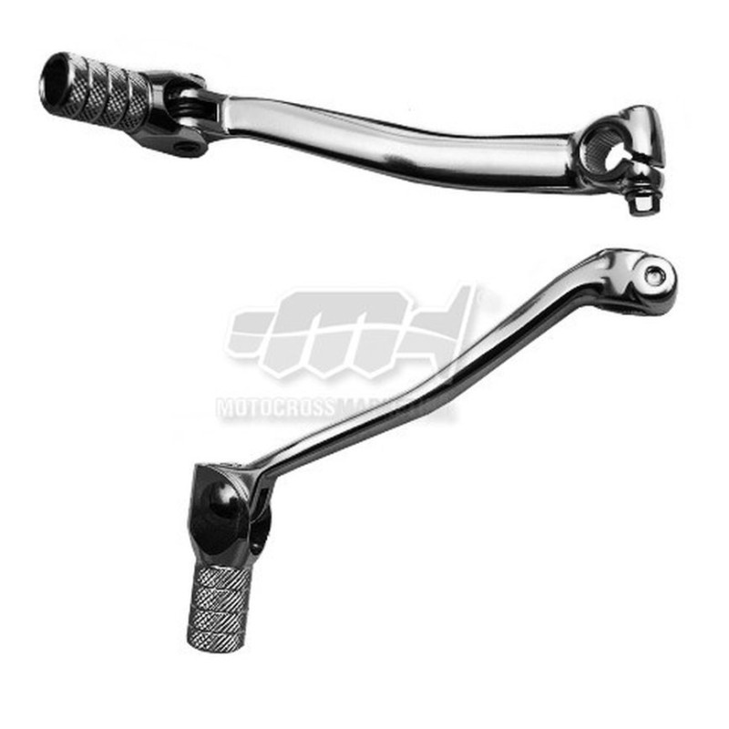 Dźwignia zmiany biegów Kawasaki KXF250 '09-'14, KXF450 '06-'15 - srebrna, stalowa końcówka