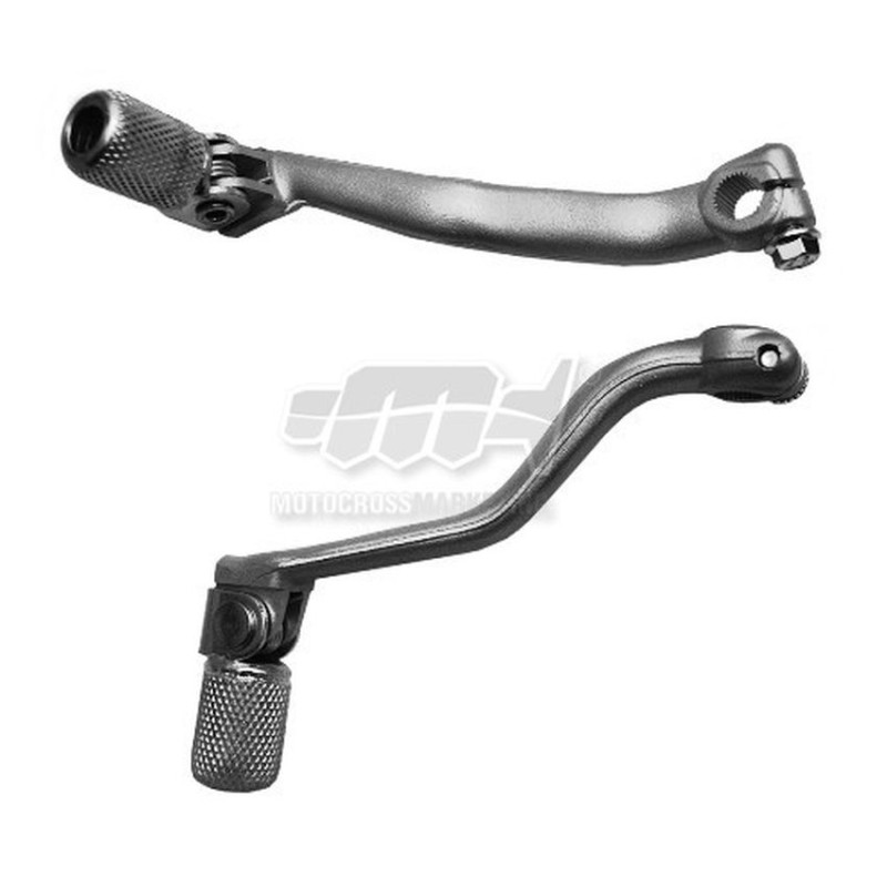 Dźwignia zmiany biegów Yamaha YZ 125 \'96-\'04, YZ 250 \'90-\'98, YZ 85 \'02-\'03 - srebrna, aluminiowa