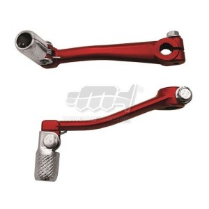 Dźwignia zmiany biegów Minarelli AM6 (50ccm) - czerwona, stalowa końcówka