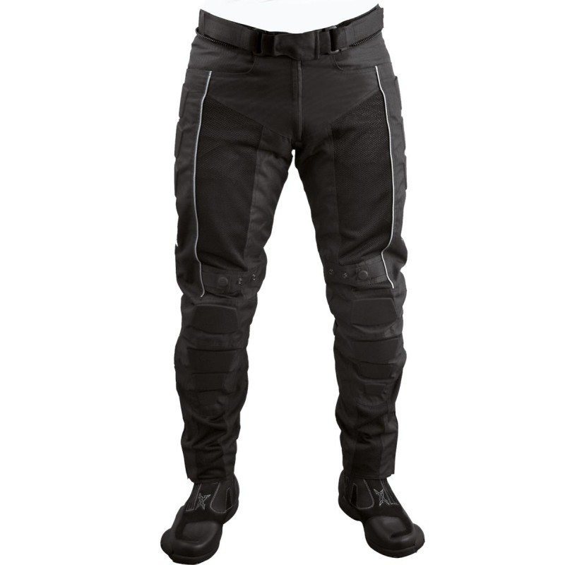 ROLEFF PROMOCJA SPODNIE TEKSTYLNE Z WYPINANĄ MEMBRANĄ Z-LINER MODEL MESH KOLOR CZARNY ROZMIAR L