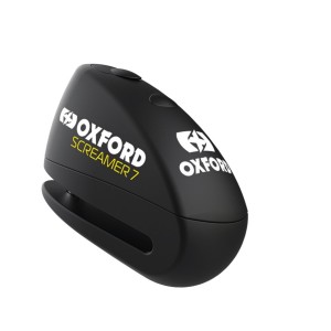 Oxford Blokada Tarczy Hamulcowej z Alarmem Screamer XA7 7mm Czarna