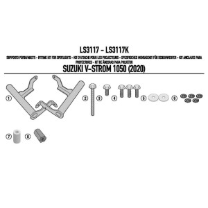 Kappa Mocowanie Halogenów KS310 i KS322 Suzuki V-Strom 1050 '20-'25