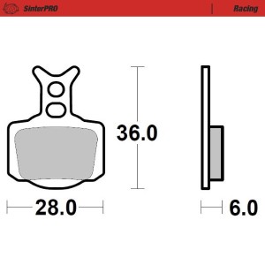 MOTO-MASTER KLOCKI HAMULCOWE KH SINTER METAL OEM: 11 (SINTERPRO RACING) PRZÓD/TYŁ KTM 50 SX '24-, SX-E3/5 E-BIKE '23-, HUSQVAR