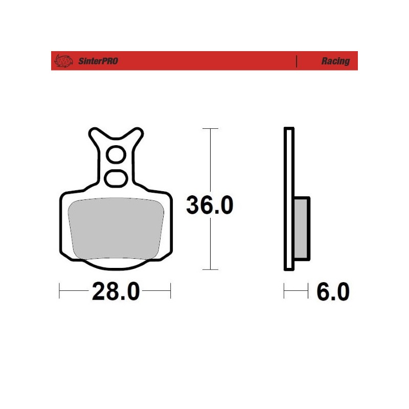 MOTO-MASTER KLOCKI HAMULCOWE KH SINTER METAL OEM: 11 (SINTERPRO RACING) PRZÓD/TYŁ KTM 50 SX '24-, SX-E3/5 E-BIKE '23-, HUSQVAR