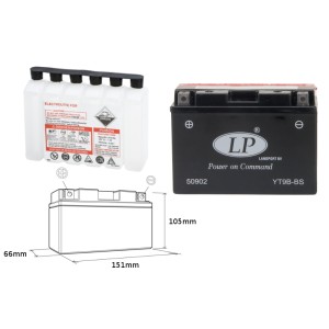 Akumulator YT9B-BS 12V 8AH - Bezobsługowy | Sklep online