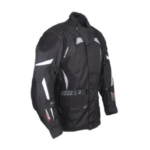 ROLEFF WIELKA PROMOCJA KURTKA TEKSTYLNA MODEL RO594 (3W1) KOLOR CZARNY ROZMIAR S