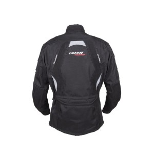 ROLEFF WIELKA PROMOCJA KURTKA TEKSTYLNA MODEL RO594 (3W1) KOLOR CZARNY ROZMIAR S