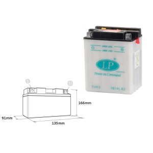 Akumulator YB14L-B2 12V 14Ah - Wycofany z Oferty