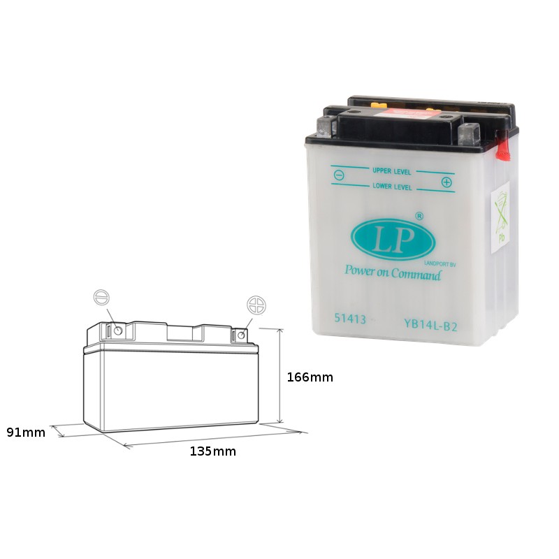 Akumulator YB14L-B2 12V 14Ah - Wycofany z Oferty