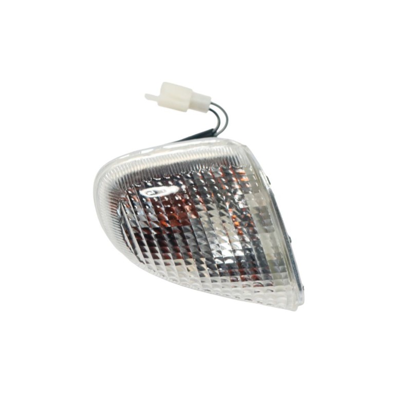 Kierunkowskaz Kawasaki ZZR1100 II '93-99, ZZR 1200 lewy tył - białe szkło