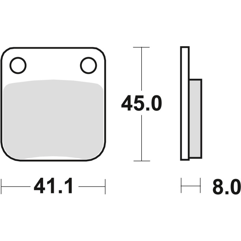 Klocki hamulcowe TRW ZF KH54 do Honda CG 125, CRF 150, Kawasaki KX 65, KLX 125, Suzuki DR 125