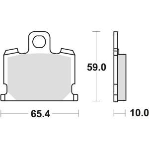 Klocki hamulcowe TRW ZF KH70 do Yamahy XJ 550, XJ 750, XV 1000, XS 1100 - przód (PROMOCJA)