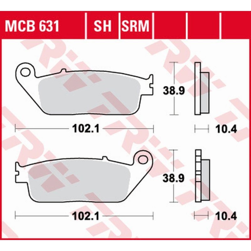 Klocki hamulcowe TRW ZF KH196 do Yamaha X-MAX - najlepsza jakość!